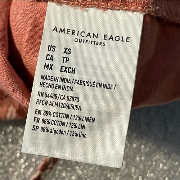 New American Eagle Floral Crop Tank Top XS New NWT New with Tags - Picture 8 of 13